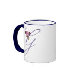 Pink Roses Monogram G mugs