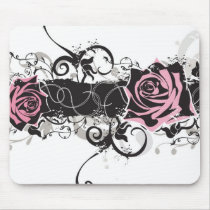 Pink roses Mousepad