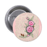 PINK ROSES & PINE by SHARON SHARPE