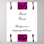Pink roses posters templates - customisable posters