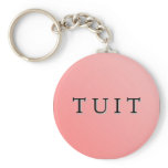 Pink Round Tuit Keychain