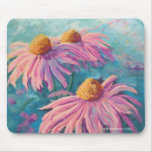 Pink Rudbeckias mouse mat
