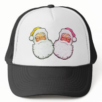 Pink Santa Claus Mesh Hat
