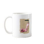 Pink Satin Ankle Straps on Safari mugs