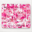 Pink Scene Graffiti mousepads