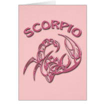 PINK SCORPIO CARDS