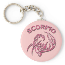 PINK SCORPIO KEYCHAINS