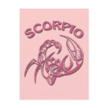 PINK SCORPIO POSTCARDS