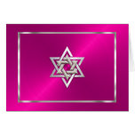 Pink Sheen Thank You Card