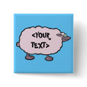 Pink Sheep, <YOUR TEXT> buttons