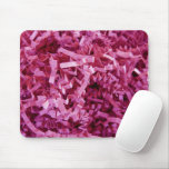 Pink Shredded Crinkled Paper mousepads