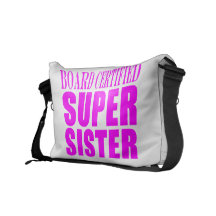 Pink Sisters Birthdays & Christmas : Super Sister Commuter Bag