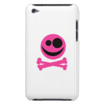 Pink Skull and Crossbones. Hot Pink and Black. Barely There iPod Covers