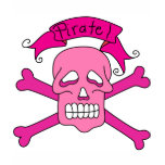 Pink Skull and Crossbones T-shirts and Gifts