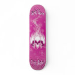 Pink Skull Skateboard