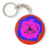 PINK SKULLS CORONA keychains
