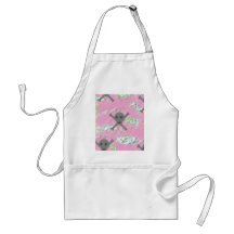 Pink Skullz Aprons
