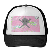 Pink Skullz Mesh Hat