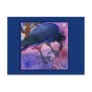 Pink Sky Crow Postcard