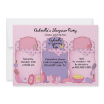 Pink Slumber Birthday Party invitations