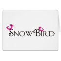 Pink Snowbird cards