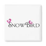 Pink Snowbird magnets