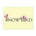 Pink Snowbird postcards