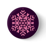 PINK SNOWFLAKE ORNAMENT buttons
