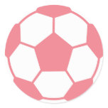 Pink Soccer Ball stickers