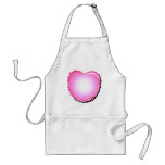 Pink Sparkle Bubble Heart Aprons