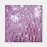 Pink Sparkle-Look Refrigerator Magnet