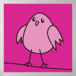 pink sparrow posters