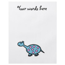 Pink spotted baby dinosaur