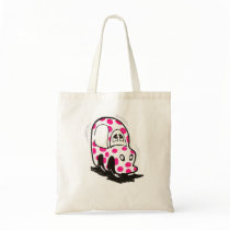 Pink Spotty Car Bag