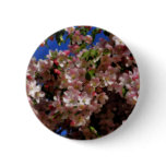 Pink Spring Blossoms Flower Pin buttons
