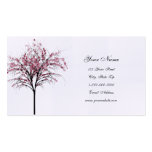 Pink Spring Trees Business Cards