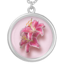 Pink Stargazer Lilies Jewelry