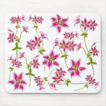 Pink Stargazer Lilies Mousepad