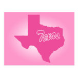 Pink State Texas Post Cards