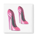Pink Stiletto Shoes Magnet