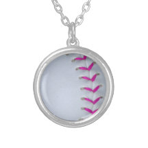 Pink Stitches Baseball / Softball Jewelry