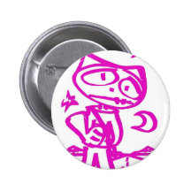 PINK Stitchlip (The Cartoon Cat) "Hitchhiking"