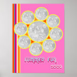 Pink Summer Fun 2009 Collage Posters
