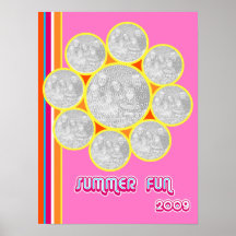 Pink Summer Fun 2009 Collage Posters