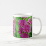 Pink Sweet Pea flowers Mugs