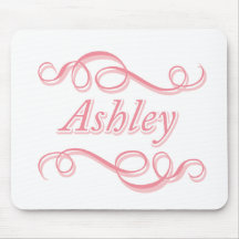 Pink Swirl Ashley Mousemat