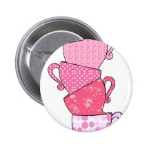 Pink Tea Cup Stack