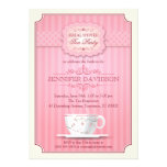 Pink Tea Party Bridal Shower Invitation