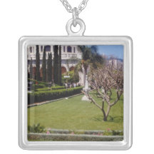 Pink The world centre of the Bahai faith, Haifa, I Necklace