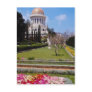 Pink The world centre of the Bahai faith, Haifa, I Postcard